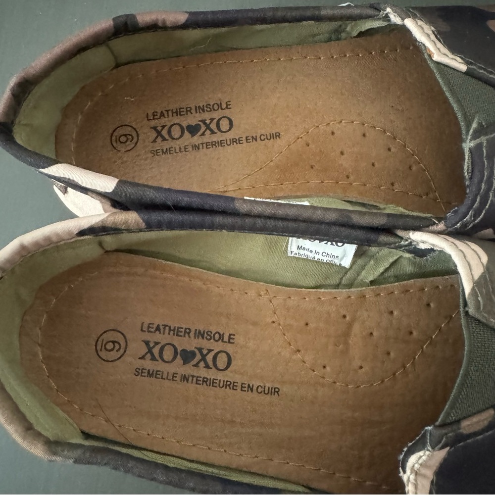 XOXO Camouflage Slip-On Canvas Shoes - Picture 3 of 5